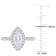 1 CT TGW Lab Grown Diamond with Tsavorite Accent Halo Engagement Ring in
14K White Gold