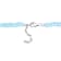 11 CT TGW Sky Blue Topaz Beaded Bracelet with Sterling Silver Clasp