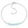 1 1/2 CT TGW Aquamarine Bead Bracelet in Sterling Silver