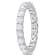 2 1/5 CT TGW Lab Grown Diamond Eternity Band in 14K White Gold - Size 8