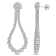 2 3/4 CT DEW Created Moissanite Open Pear Shape Dangle Earrings in
Sterling Silver