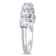 1 3/4 CT TGW Lab Grown Diamond Semi-Eternity Anniversary Band in 14K
White Gold