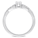 1/4 CT TGW Created White Sapphire and 1/10 CT TW Diamond Infinity
Engagement Ring in Sterling Silver