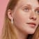 Cultured Pearl and 1/4 CT TGW White Topaz Earrings in 14K Yellow Gold
Over Sterling Silver