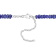 26 CT TGW Blue Sapphire Beaded Necklace with Sterling Silver Clasp