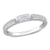3/8 CT DEW Created Moissanite Anniversary Band in Sterling Silver