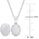 2-Pcs Set of 3 CT TGW Opal Solitaire Earrings and Pendant with Chain in
Sterling Silver