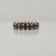 14K Yellow Gold Black Sapphire Oval Ring