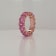 14K Rose Gold Pink Sapphire Oval Ring