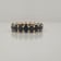 14K Yellow Gold Black Sapphire Oval Ring