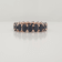 14K Rose Gold Black Sapphire Oval Ring