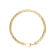 ALBERTO MILANI – MILLENIA 14K Yellow Gold Diamond Cut Round Box Bracelet