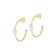 ALBERTO MILANI – PIAZZA MERCANTI 14K Yellow Gold Tubogas 2.35mm Diamond
Hoop 1 inch Earrings
