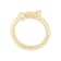 ALBERTO MILANI –PIAZZA MERCANTI, 14K YELLOW GOLD TUBOGAS CONTRARIE RING