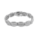 Sterling Silver 3.0ctw Prong Set Diamond Art Deco Style Tennis Bracelet
(I-J Color, I2-I3 Clarity)