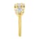 14K Yellow Gold 1-1/4ctw Diamond Three Round Floral Cluster Ring (H-I
Color, SI2-I1 Clarity)