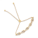 14K Yellow Gold Over Sterling Silver 1/10ctw Diamond Infinity Shaped
4”-10” Adjustable Bolo Bracelet