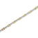 Sterling Silver 1ct TDW Diamond X-Link Bracelet (I-J, I2-I3) - 7"