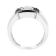 Sterling Silver 3/8ctw Composite Enhanced Black and White Diamond Men's
Band Ring (H-I, I2-I3)