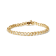 14K Yellow Gold Over Sterling Silver 1.0ctw Diamond C-Shaped Link
Bracelet (I-J Color, I3 Clarity)