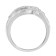 14K White Gold Round Cut Diamond Cluster Ring (1/2 cttw, SI1-SI2
Clarity, H-I Color)