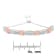 10K Two-Tone Gold Over Sterling Silver .25ctw Diamond X Bolo Bracelet