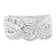10K White Gold Diamond Bypass Ring (1 Cttw, H-I Color, I1-I2 Clarity)