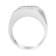 14K White Gold Diamond Cluster Ring (1 3/4 cttw, G-H Color, VS2-SI1 Clarity)