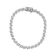 925 Sterling Silver 1.0 Cttw Diamond Spiral Wave Link 7" Tennis
Bracelet (I-J Color, I3 Clarity)