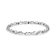 0.16ctw Diamond Accent Infinity Sterling Silver Tennis Bracelet