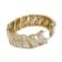 14K Yellow Gold 15.0 Cttw Diamond Chevron Wave 7.25" Inch Link
Bracelet (J-K Color, I1-I2 Clarity)