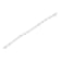 Rhodium Over Sterling Silver 2 1/4 Cttw Diamond Link Bracelet