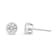 14K White Gold 1.0ctw Lab-Grown Diamond Screw-Back Classic Bezel
Solitaire Stud Earrings