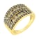 10K Yellow Gold Over Sterling 1 1/2ctw and Black Rhodium Diamond Ring
(J-K Color, I1-I2 Clarity)
