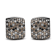 Black Rhodium over 18K White Gold Multi-Color Round Diamond Cluster
Square Huggie Hoop Earrings