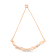 14K Rose Gold Over Sterling Silver Diamond Accent Alternating Bolo
Bracelet - 6" to 9" Adjustable