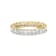 14K Yellow Gold 3.0ctw Princess-cut Diamond Eternity Band Ring