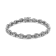 10K White Gold 2.0 Cttw Diamond Square Link Bracelet (J-K Color, I2-I3
Clarity) - Size 7.25"