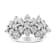 14K White Gold 4.0ctw Diamond Multi Row Scatter Band Ring (I-J Color,
I1-I2 Clarity)