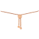 10K Rose Gold Over Sterling Silver .10ctw Round-Cut Diamond Heart Link
Adjustable Bolo Bracelet