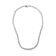14K White Gold IGI Certified 8.0ctw Diamond Graduating Riviera Necklace
(H-I Color, I1 Clarity)