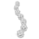 10K White Gold Round Diamond Journey Circle Pendant w\chain (1.0ctw, H-I
Color, I1-I2 Clarity)