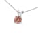 14K White Gold 1/4ctw Lab Grown Pink Diamond Solitaire Pendant
w\chain(Pink Color, VVS2-VS1 Clarity)