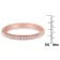 14K Rose Gold IGI Certified 1/4ctw Natural Pale Pink Diamond
Half-Eternity Band (S1-VS2 Clarity)
