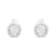 Sterling Silver 1/5ctw Round Near Colorless Diamond Miracle-Set Bezel
Barrel Style Stud Earrings