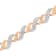 10K Rose Gold Over Sterling Silver .25ctw Prong Set Round Diamond
"S" Link Bracelet