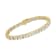 10K Yellow Gold 4.0ctw Alternating Baquette and Round Diamond 7"
Tennis Bracelet