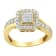 10K Yellow Gold Diamond Cocktail Ring (5/8ctw, H-I Color, SI2-I1 Clarity)