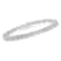 Sterling Silver 1.0ctw Chevron 2 Stone Arrow Link Tennis Bracelet