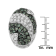 14K White Gold 1 1/10ctw Round Cut Treated Blue Diamond Fashion Pendant
w\chain(H-I, I1-I2)